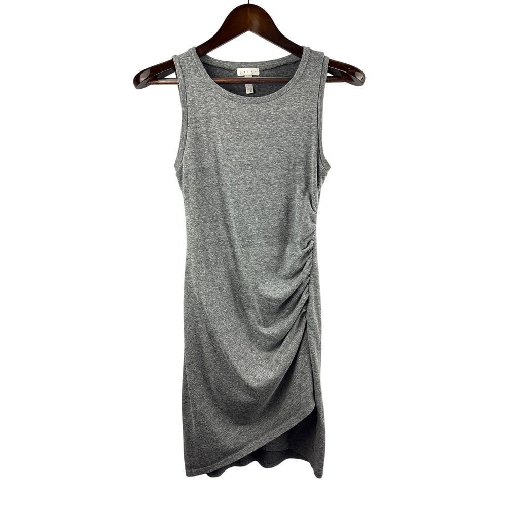 Women’s Leith Small Heather Grey Tank Dress w/ Ruched Side